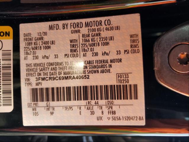 2021 FORD BRONCO SPO 3FMCR9C69MRA40652