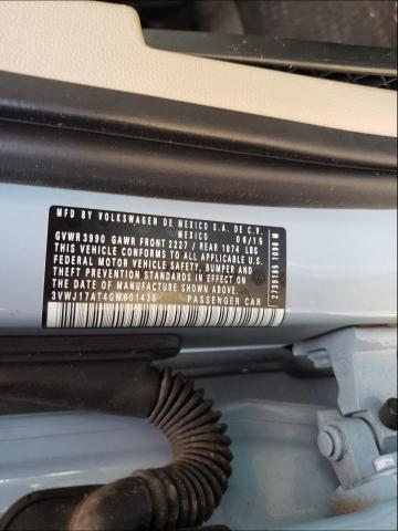 2016 VOLKSWAGEN BEETLE SE 3VWJ17AT4GM601435