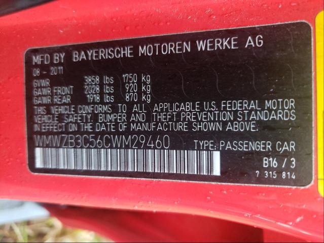 2012 MINI COOPER COU WMWZB3C56CWM29460