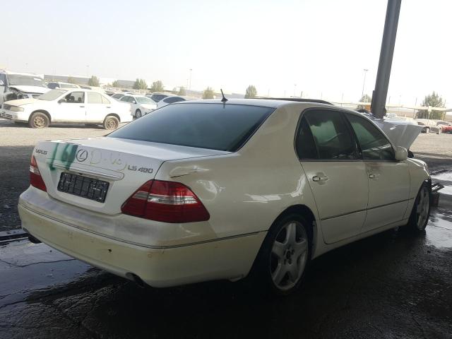 VIN: JTHBN36F640130974 Auction: COPART UAE Lot: 52829481 Location: DUBAI INDUSTRIAL CITY - DUBAI JTHBN36F640130974 LEXUS LS 2004 WHITE Photo 4