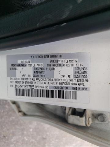 2014 MAZDA MAZDA2 SPO JM1DE1KY1E0179586