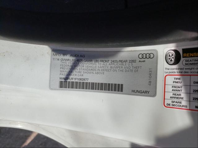 2015 AUDI A3 WAU3FLFF1F1082877