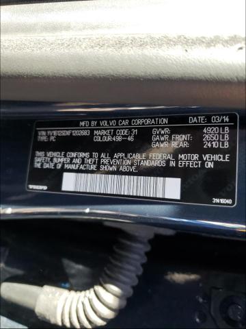 2015 VOLVO V60 PLATIN YV1612SDXF1202683