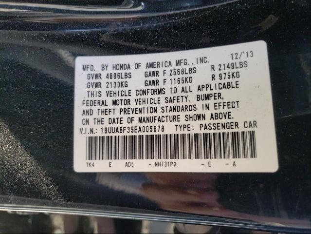 2014 ACURA TL SE 19UUA8F35EA005678