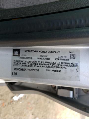 2017 CHEVROLET SPARK ACTI KL8CH6SA7HC820058