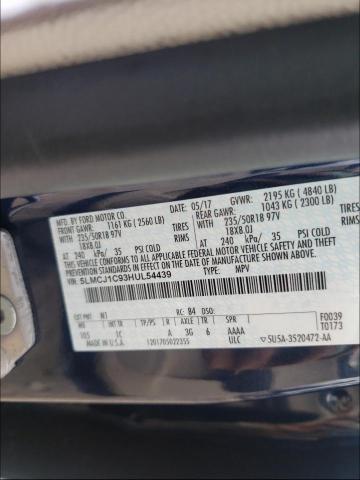 2017 LINCOLN MKC PREMIE 5LMCJ1C93HUL54439