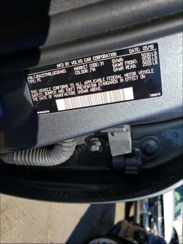 2020 VOLVO S60 T6 R-D 7JRA22TM8LG030465