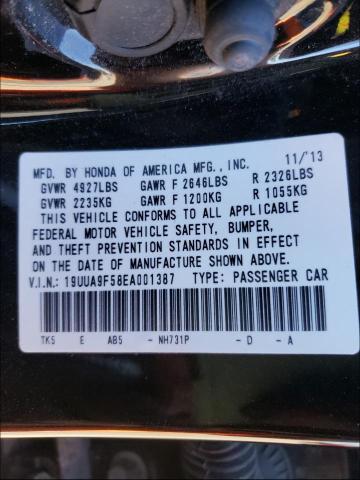 2014 ACURA TL TECH 19UUA9F58EA001387