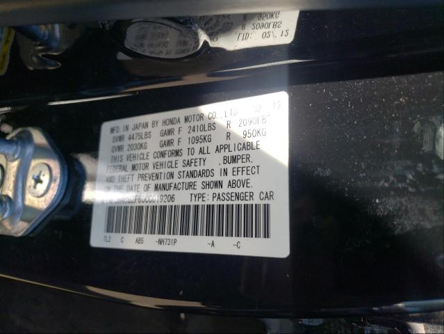 2012 ACURA TSX JH4CU2F60CC019206