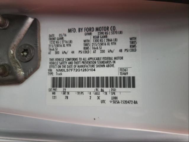2016 FORD 1310 TRACT NM0LS7F72G1283104