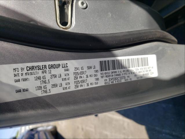 2012 DODGE JOURNEY 3C4PDDBGXCT323726