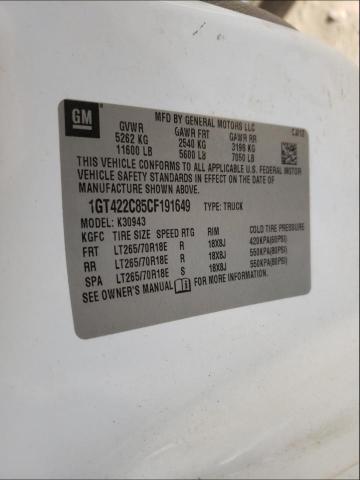 2012 GMC SIERRA K35 1GT422C85CF191649
