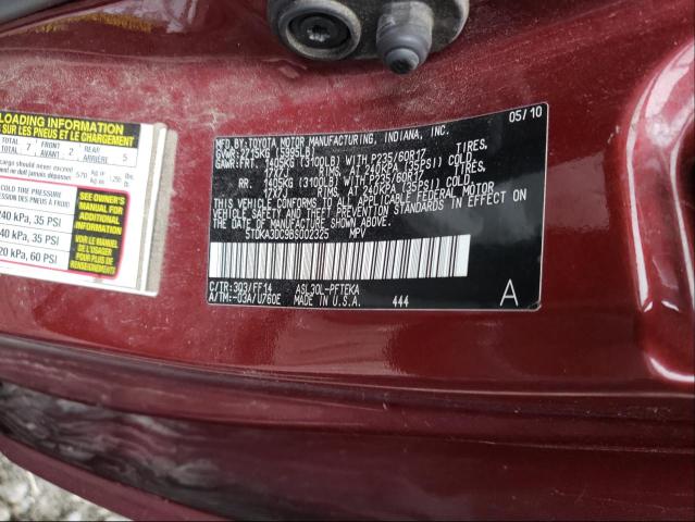 2011 TOYOTA SIENNA BAS 5TDKA3DC9BS002325