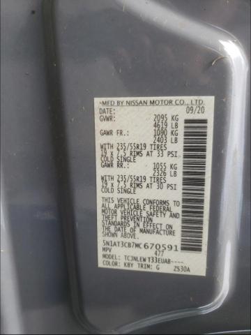 2021 NISSAN ROGUE SL 5N1AT3CB7MC670591