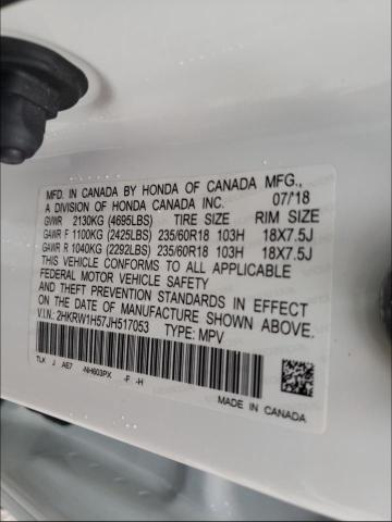 2018 HONDA CRV 2HKRW1H57JH517053