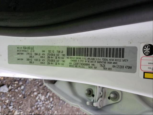 2019 RAM 1500 TRADE 1C6SRFCTXKN600044