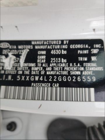 2016 KIA OPTIMA SX - 5XXGW4L22GG026559