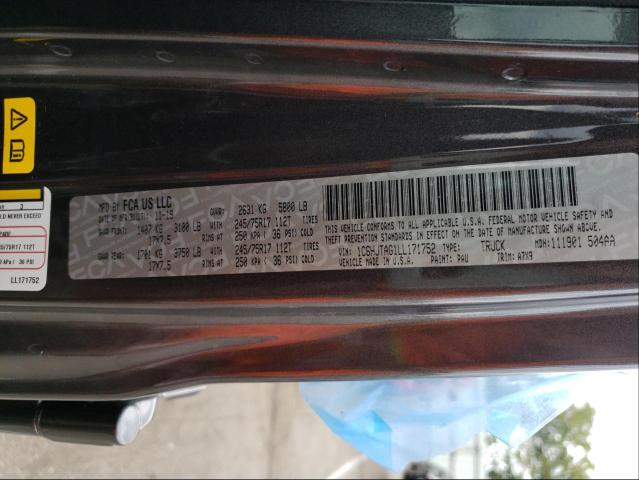 2020 JEEP GLADIATOR 1C6HJTAG1LL171752