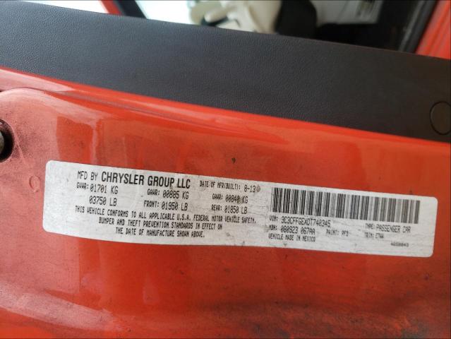 2013 FIAT 500 ELECTR 3C3CFFGEXDT740345