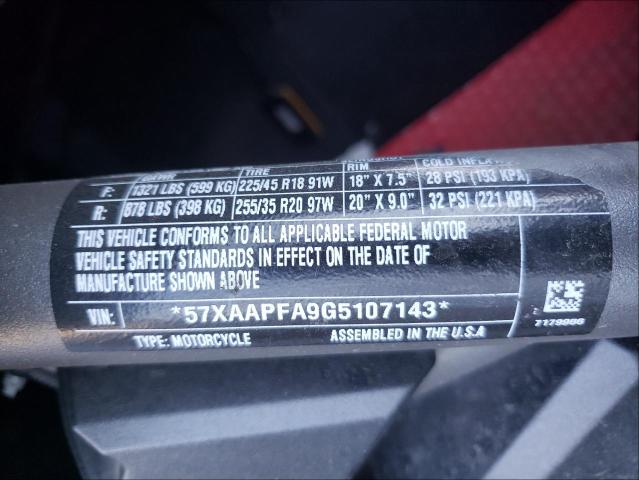 2016 POLARIS SLINGSHOT 57XAAPFA9G5107143