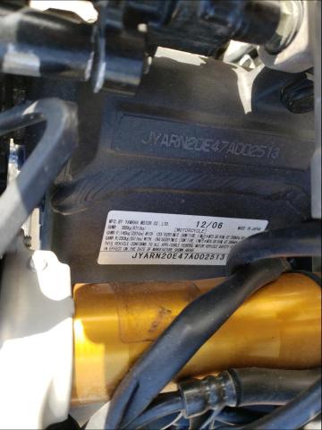 2007 YAMAHA YZFR1 JYARN20E47A002513