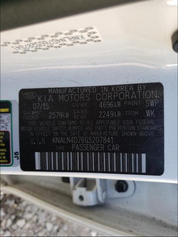 2016 KIA CADENZA LU KNALN4D76G5207841
