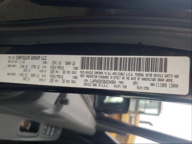 2011 JEEP LIBERTY SP 1J4PN2GK5BW534964