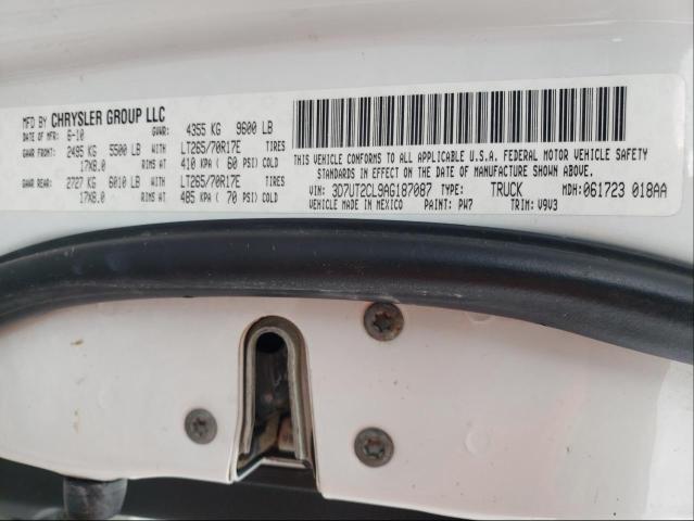 2010 DODGE RAM 2500 3D7UT2CL9AG187087