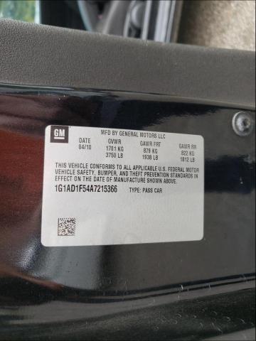2010 CHEVROLET COBALT 1G1AD1F54A7215366