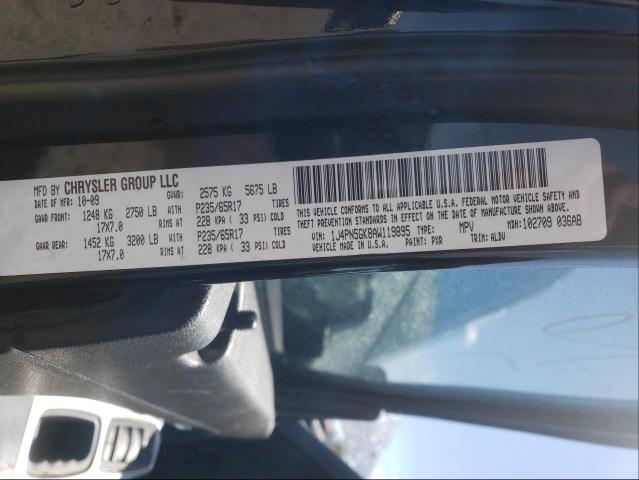 2010 JEEP LIBERTY LI 1J4PN5GK8AW119895