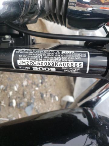 2009 HONDA VT750 C JH2RC500X9K500865