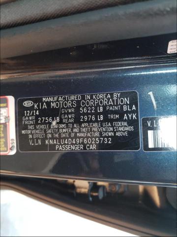2015 KIA K900 KNALU4D49F6025732