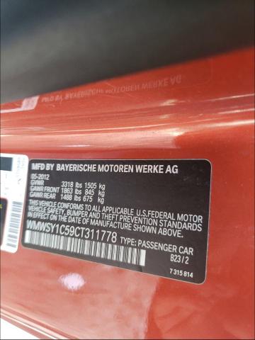 2012 MINI COOPER ROA WMWSY1C59CT311778