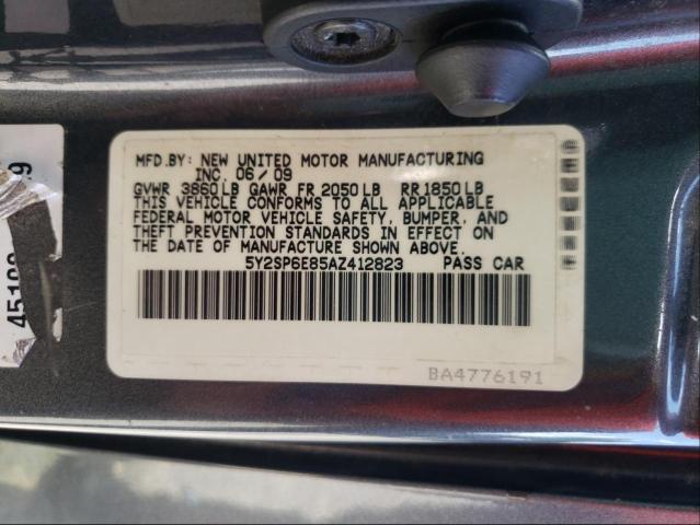 2010 PONTIAC VIBE 5Y2SP6E85AZ412823