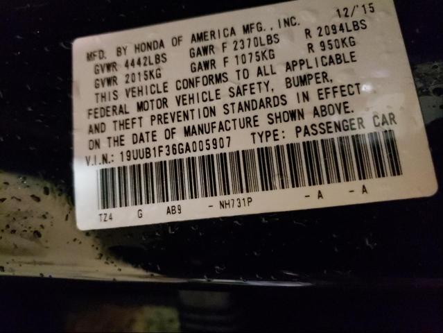 2016 ACURA TLX 19UUB1F36GA005907