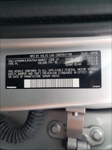 2018 VOLVO S90 T5 MOM LVY102MK4JP047044