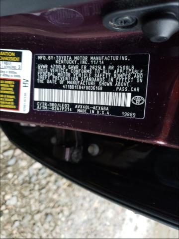 2015 TOYOTA AVALON HYB 4T1BD1EB4FU036168