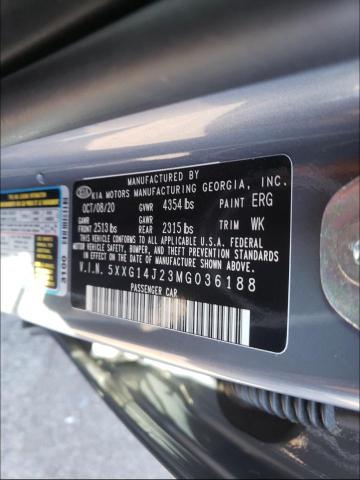 2021 KIA K5 LXS 5XXG14J23MG036188