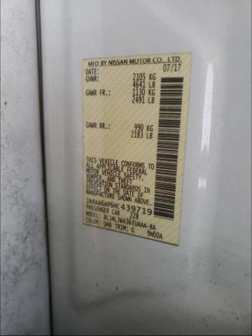 2017 NISSAN MAXIMA 1N4AA6AP6HC439719