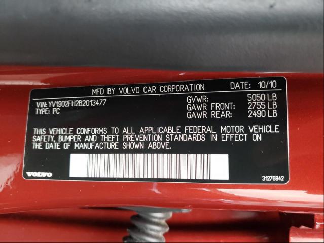 2011 VOLVO S60 T6 YV1902FH2B2013477