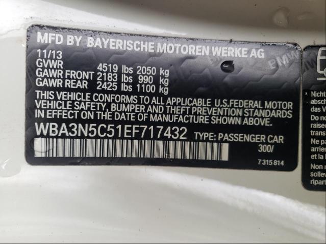 2014 BMW 428 XI WBA3N5C51EF717432