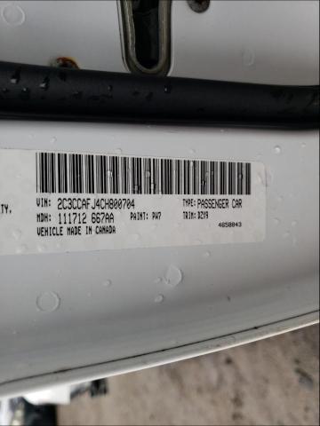 2012 CHRYSLER 300 SRT-8 2C3CCAFJ4CH800704