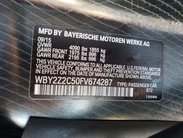 WBY2Z2C50FV674287 BMW I8