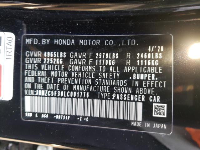 2020 HONDA CLARITY TO JHMZC5F30LC001776