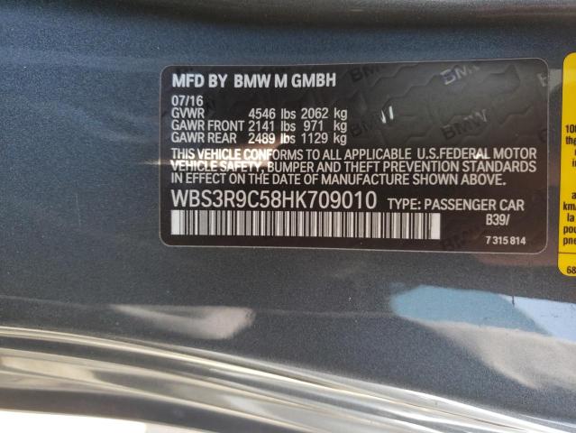 2017 BMW M4 WBS3R9C58HK709010
