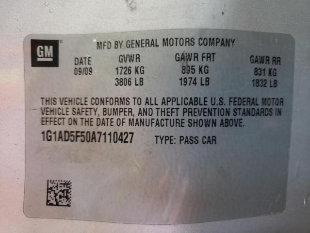 2010 CHEVROLET COBALT 1LT 1G1AD5F50A7110427