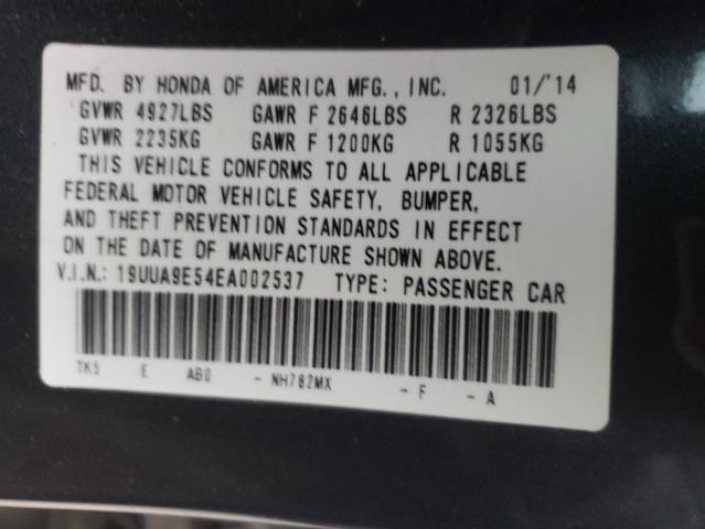 2014 ACURA TL TECH 19UUA9E54EA002537