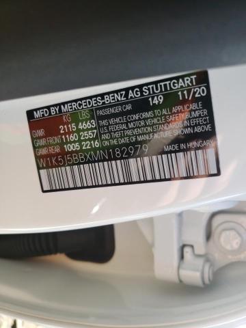 2021 MERCEDES-BENZ CLA AMG 35 W1K5J5BBXMN182979