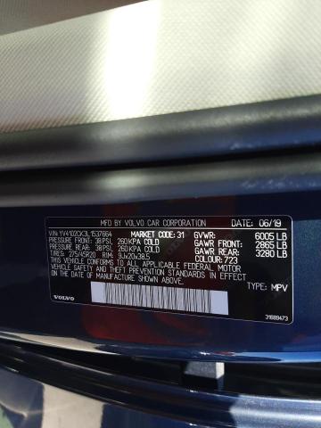 2020 VOLVO XC90 T5 MO YV4102CK3L1537664
