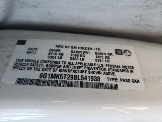 2011 CHEVROLET CAPRICE PO 6G1MK5T29BL541938